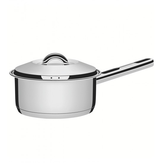Panela 16cm 1,4 Litros Solar Aço Inox Tramontina Com Cabo Fundo Triplo